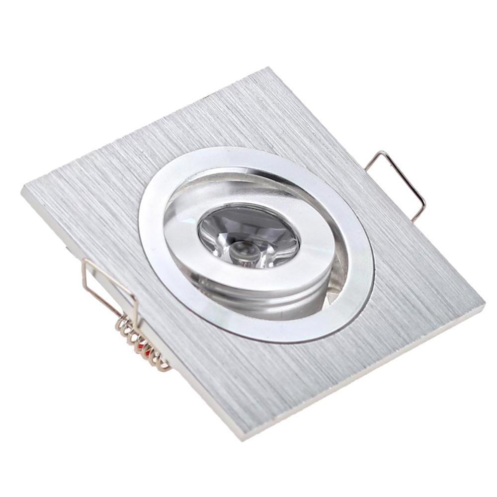 Hotel Mini 1w 3W Ceiling Recessed Adjustable Cabinet Dimmable LED Square Downlight Down Light Lamp