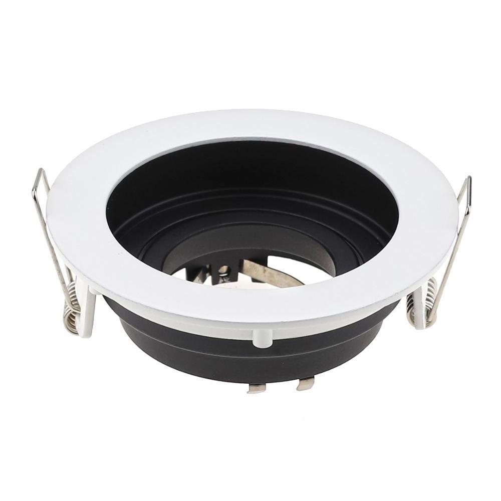 New Style Round LED Spot Light Holder GU10 MR16 LED Spotlight Frame for Ceiling Light