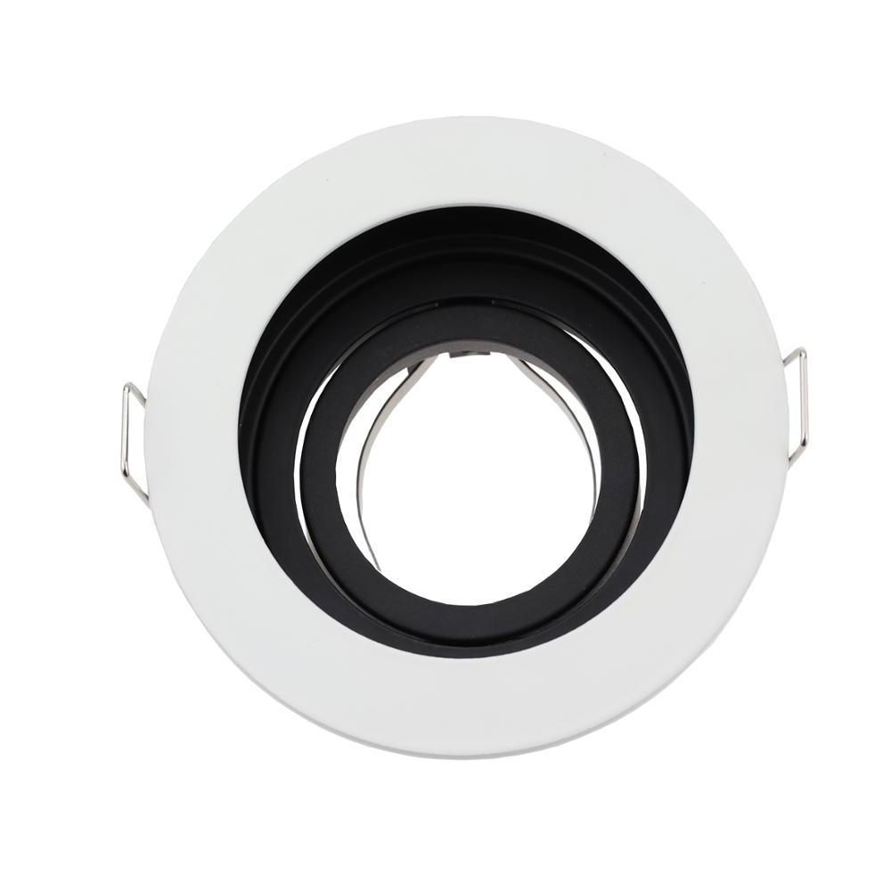 New Style Round LED Spot Light Holder GU10 MR16 LED Spotlight Frame for Ceiling Light