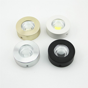 Indoor Decorative COB Round Surface Mounted Ceiling 3w LED Spot Downlight Black Light for Bedroom