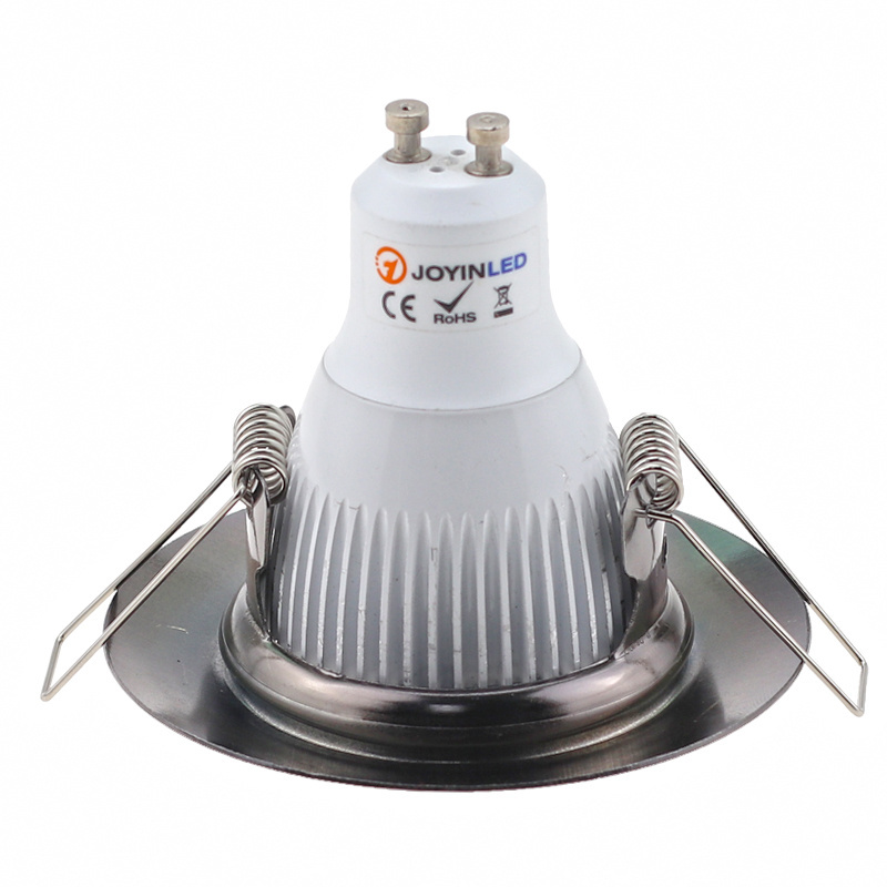 Iron Metal Housing Round MR16 GU10 Recessed Downlight Fixture LED Ceiling Light Ring Fittings