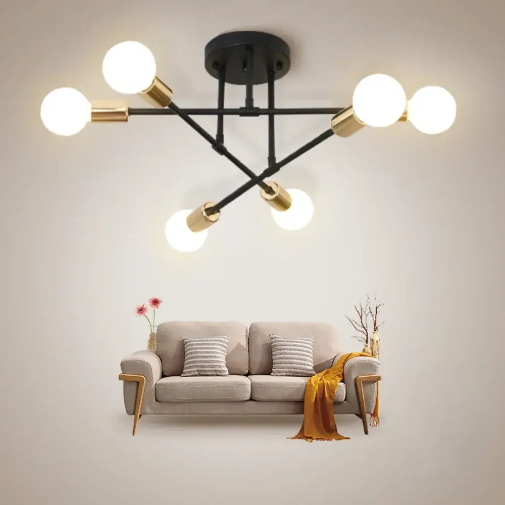 Modern Chandelier Nordic Minimalist Creative Warm Popular Master Bedroom Bar Aisle Living Room Restaurant Chic Ceiling Light