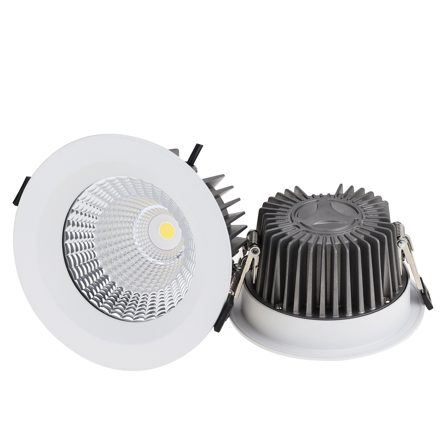 Commercial Shower 230V IP65 Waterproof 18W 30W 50W Fixed Round Square Mounted LED COB Recessed Downlight Light