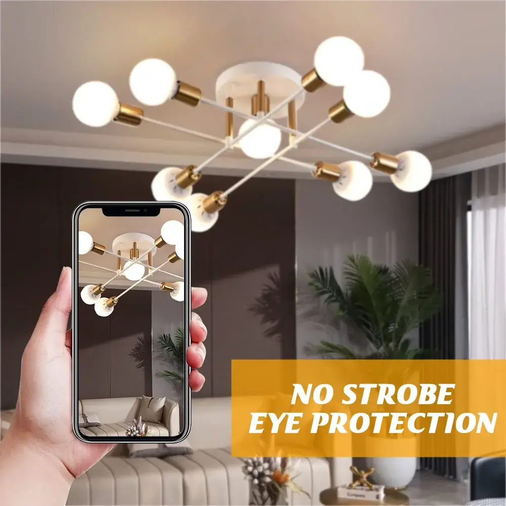 Vintage Pipes Ceiling Lamp Retro Ironware Loft Art Lustre LED Ceiling Spotlight Lights Classic Living Dining Room Lighting Decor