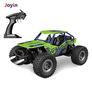 1:18 2.4 GHz All Terrain Remote Control Toy Car with Spray Light & Music Offroad RC Monster Truck for Kids 15KM/H