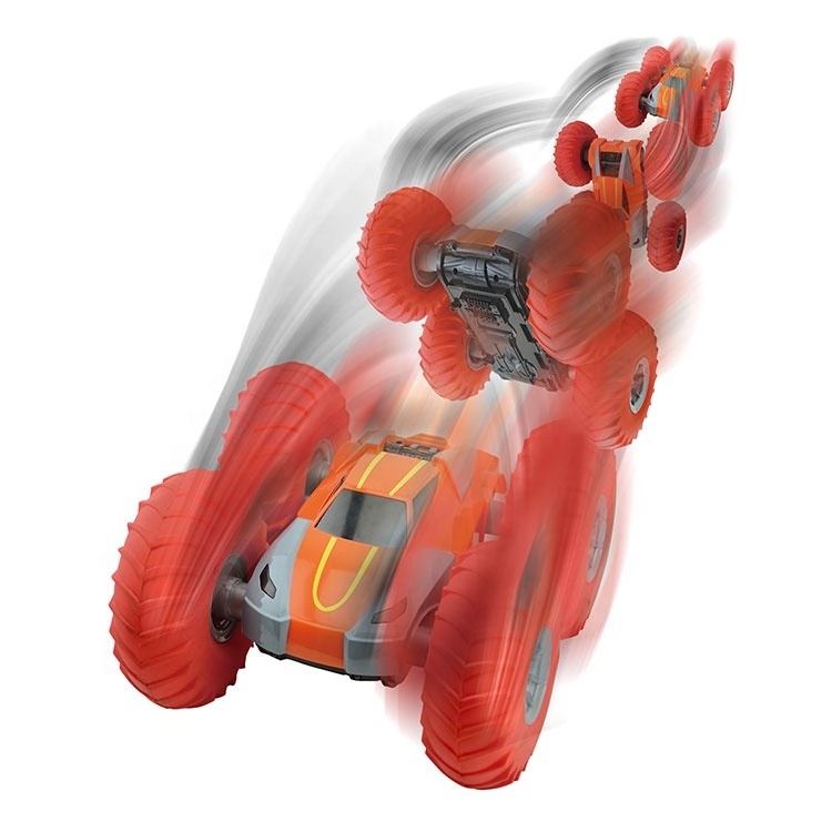 2.4g Full Function Rc Car ,360 Degree Spinning /rolling On The Ground Rc Remote Control Car Toy With Big Inflatable Wheels