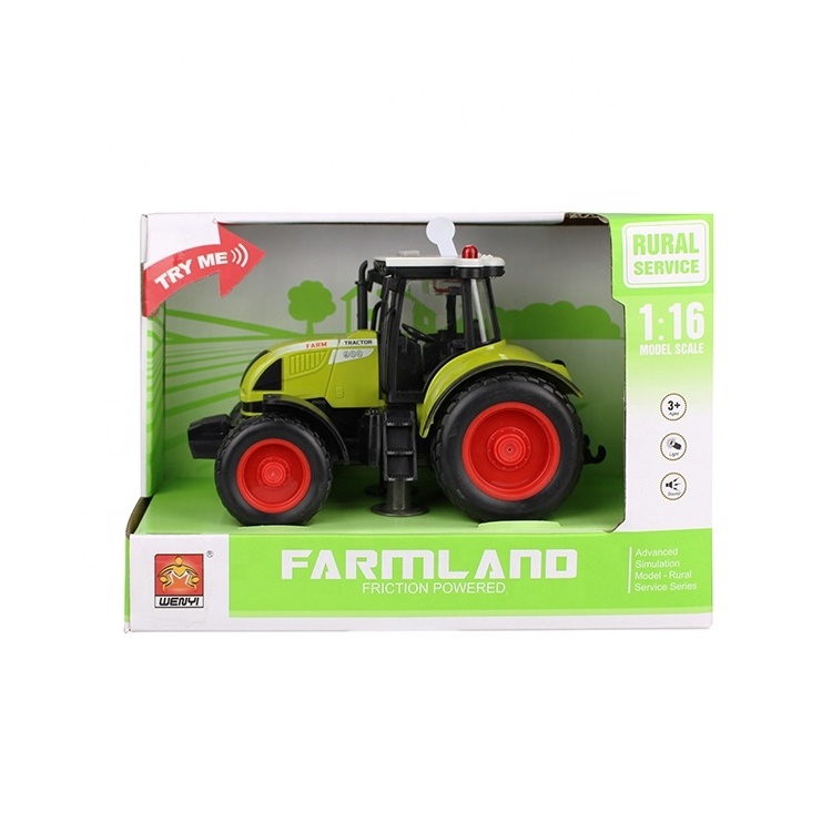 Custom Good Quality Kid Toys Wholesale Farmer Sowing Tractor Cargo Truck Large Children's Toy Model Farm Car Toy