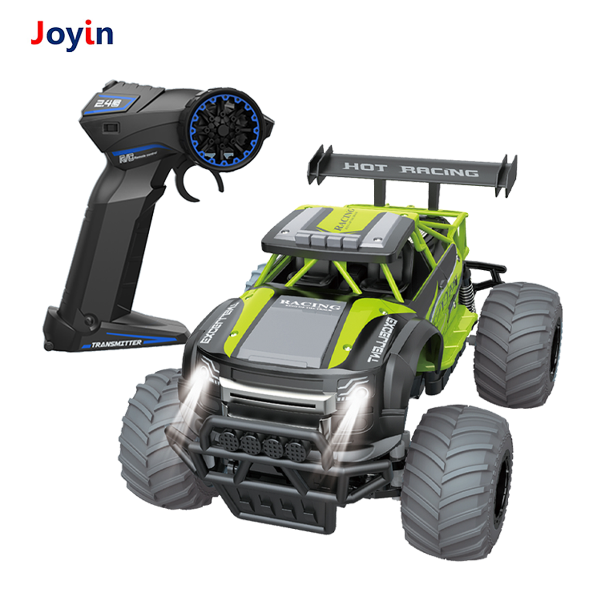 1:14 2WD RC Modified Off-Road Monster Wheels Truck 2.4G Remote Control Toy Vehicle Teenagers Kids Wireless Racing