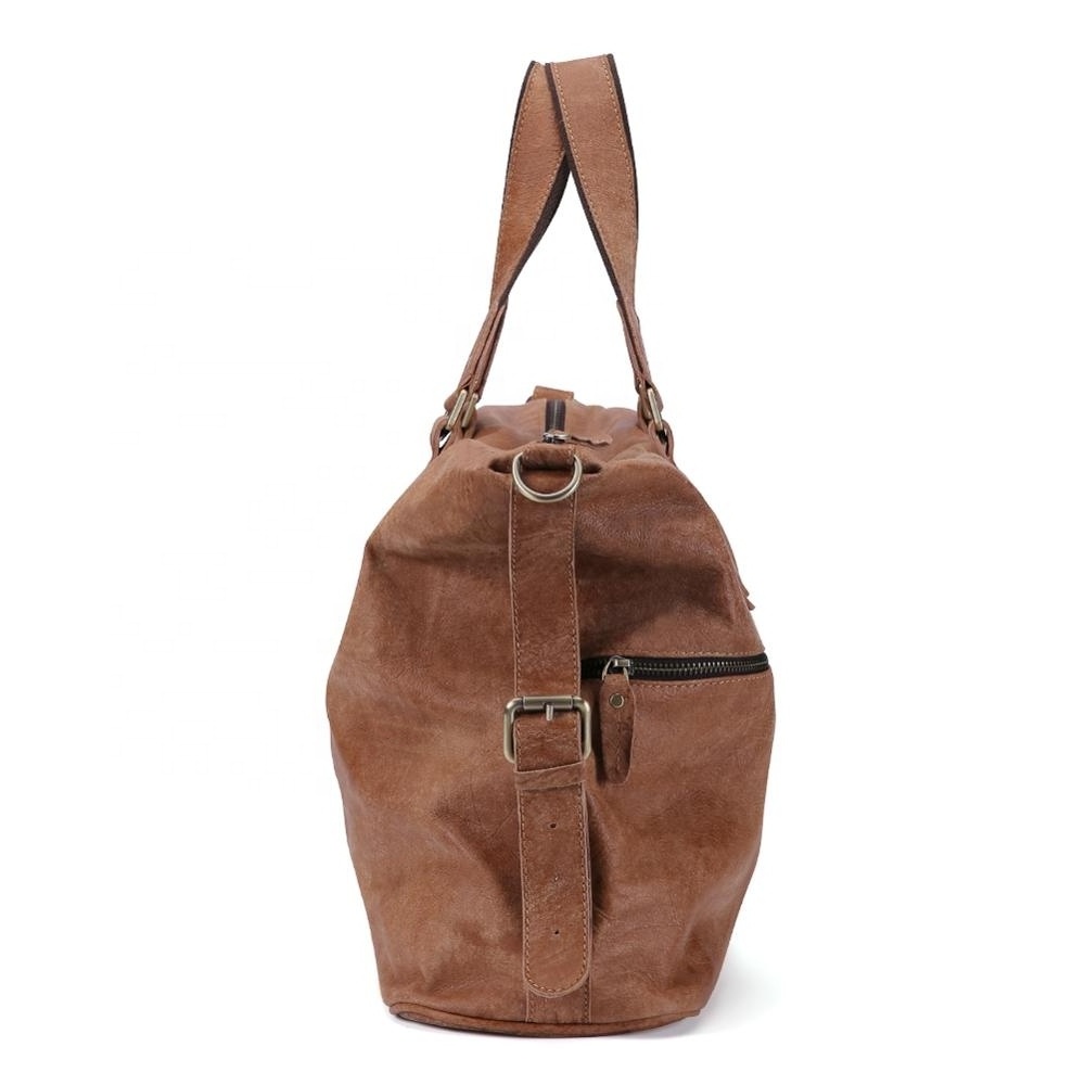 DUJIANG Guangzhou handbag manufacturer wholesale custom OEM high grade genuine leather mens casual business handbag