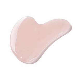 Stock New Custom Logo Gua Sha Scraping Board Heart Guasha Stone Rose Quartz Facial Tool Natural Jade Stone