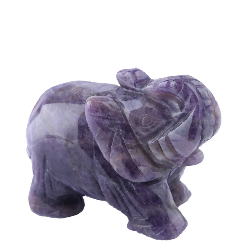 Elephant Crystals Decor Pocket Polished 1.5