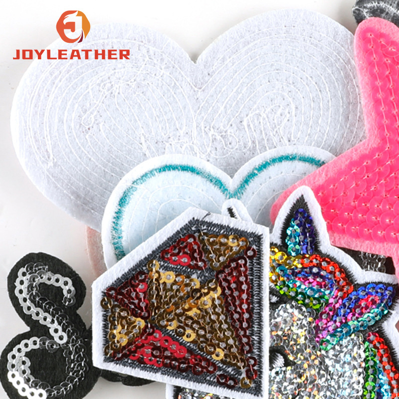 Love DIY Clothing Accessories Sequins Embroidered 3d Owl Bright Rhinestones Patch Sequined Star Patches