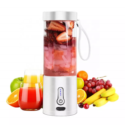 530ml Portable Blender Cup Bottle Electric Usb Juicer Blender Shaker Six Blades Mini Small Personal Size Blender for Smoothies