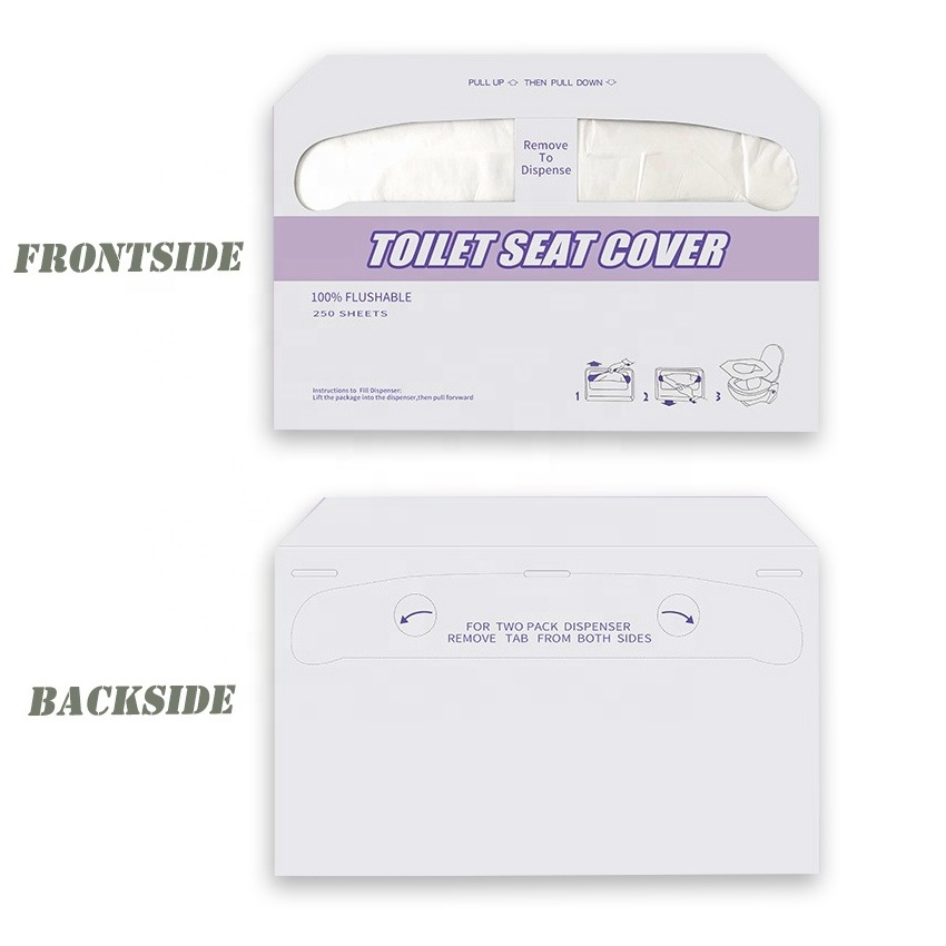 China Hygienic Healthy Flushable Disposable Toilet Seat Cover Paper Manufacturers