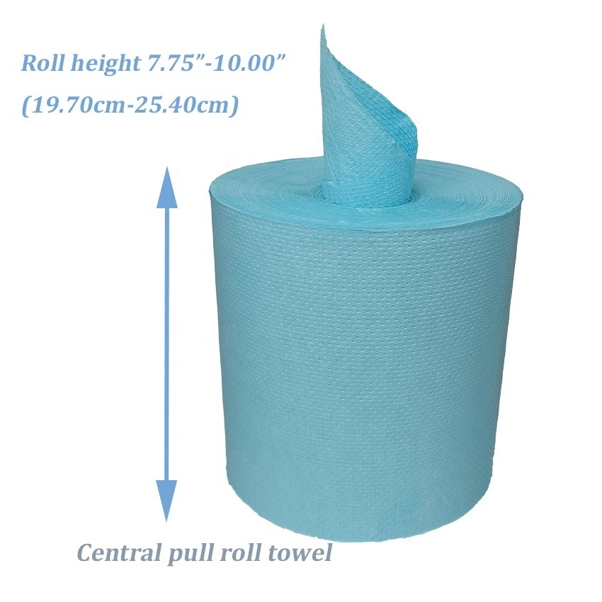 Premium Quality Commercial mix pulp hand paper towel Toilet Tissue 2ply blue roll