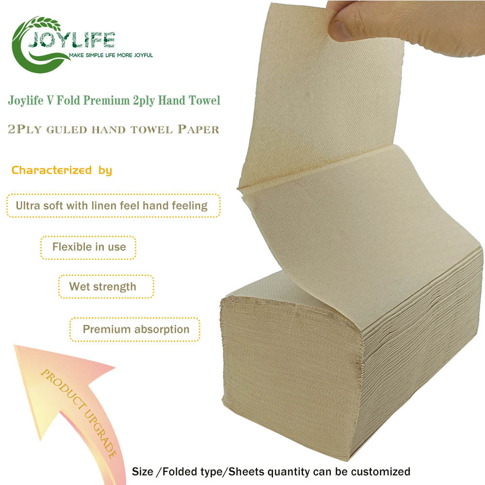 Industrial Paper Towel Virgin Pulp Paper Towel Stand V Fold Paper Hand Towels