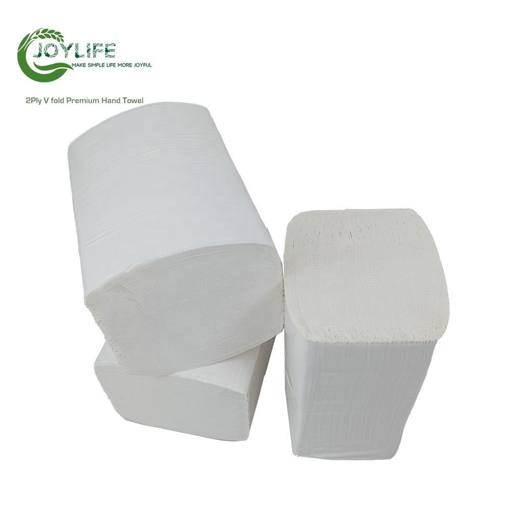 White Paper Hand Towels Pack 250 Sheet Tissues Napkin Kitchen Paper V Fold Toilet Paper