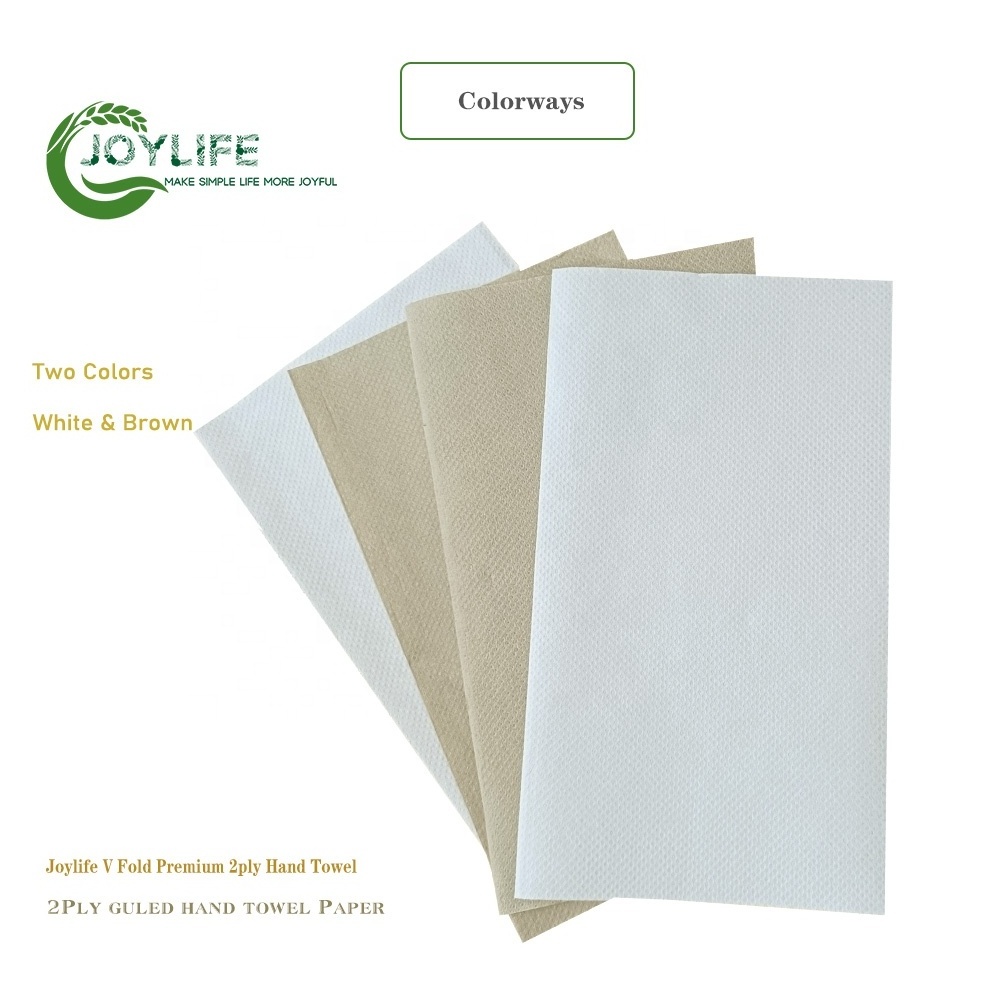 Made in China, V-fold High-quality Multi-layer Toilet paper has Good Water Absorption