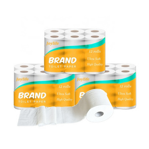 Ultra Soft Eco Friendly Organic OEM Custom Cheap 4 3 2 Ply Bamboo Paper Toilet Rolls Bathroom Cheap Tissue