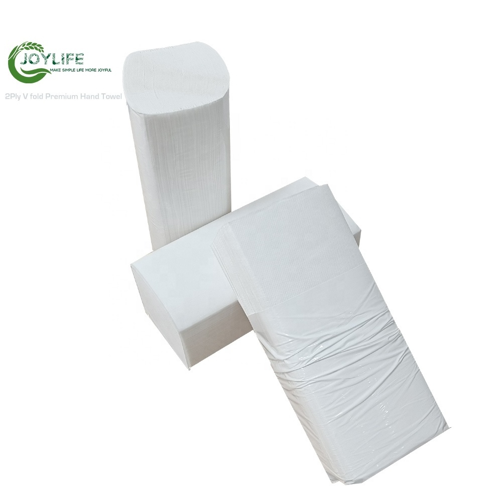 Industrial Paper Towel Virgin Pulp Paper Towel Stand V Fold Paper Hand Towels