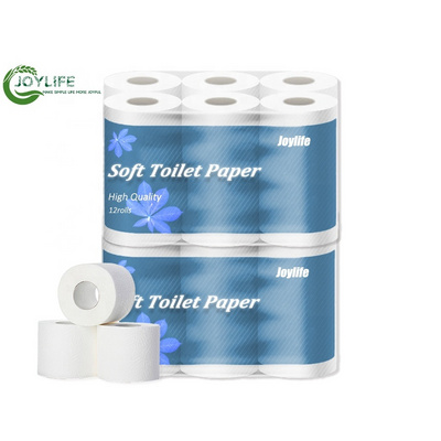 Flower Printed Toilet Paper Oem Factory wholesale Commercial Toilet tissue roll 2 ply toilet paper