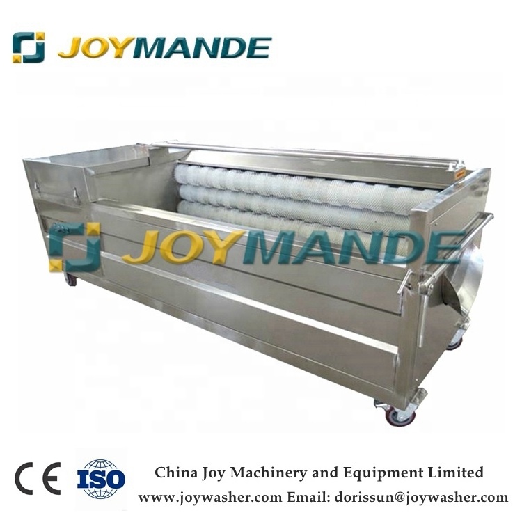 Industrial Potato Washing Peeling Machine Potato Peeler And Slicer Machine