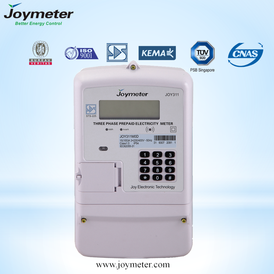 3 three phase 4 four wire sts keypad prepaid electricity power meter kwh meter prepaid