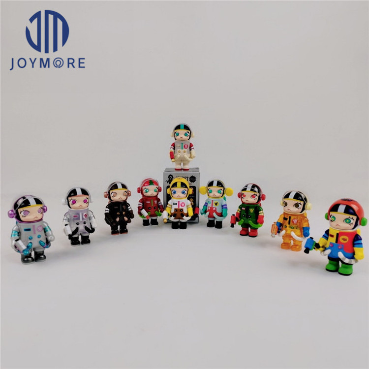 JM POP MART MEGA Collection Blind Box 100% SPACE MOLLY Anniversary Hand fashion play