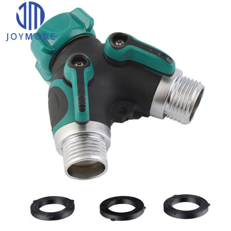 JM 2 way tools flower pots agricultural sprayer garden splitter quick coupling hose connectors