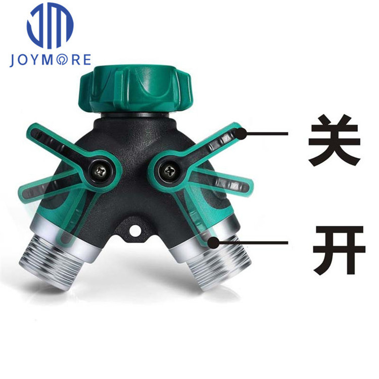 JM 2 way tools flower pots agricultural sprayer garden splitter quick coupling hose connectors