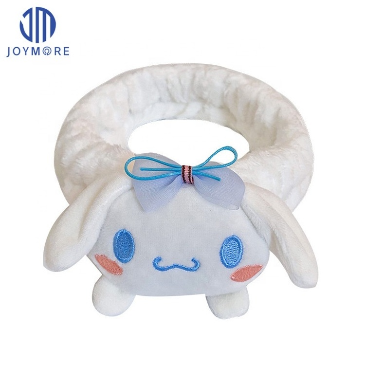 JM Sanri Plush Bundle Headband Kulomi Cartoon Cutesanrio hair accessories  Hair Band Headwear Female