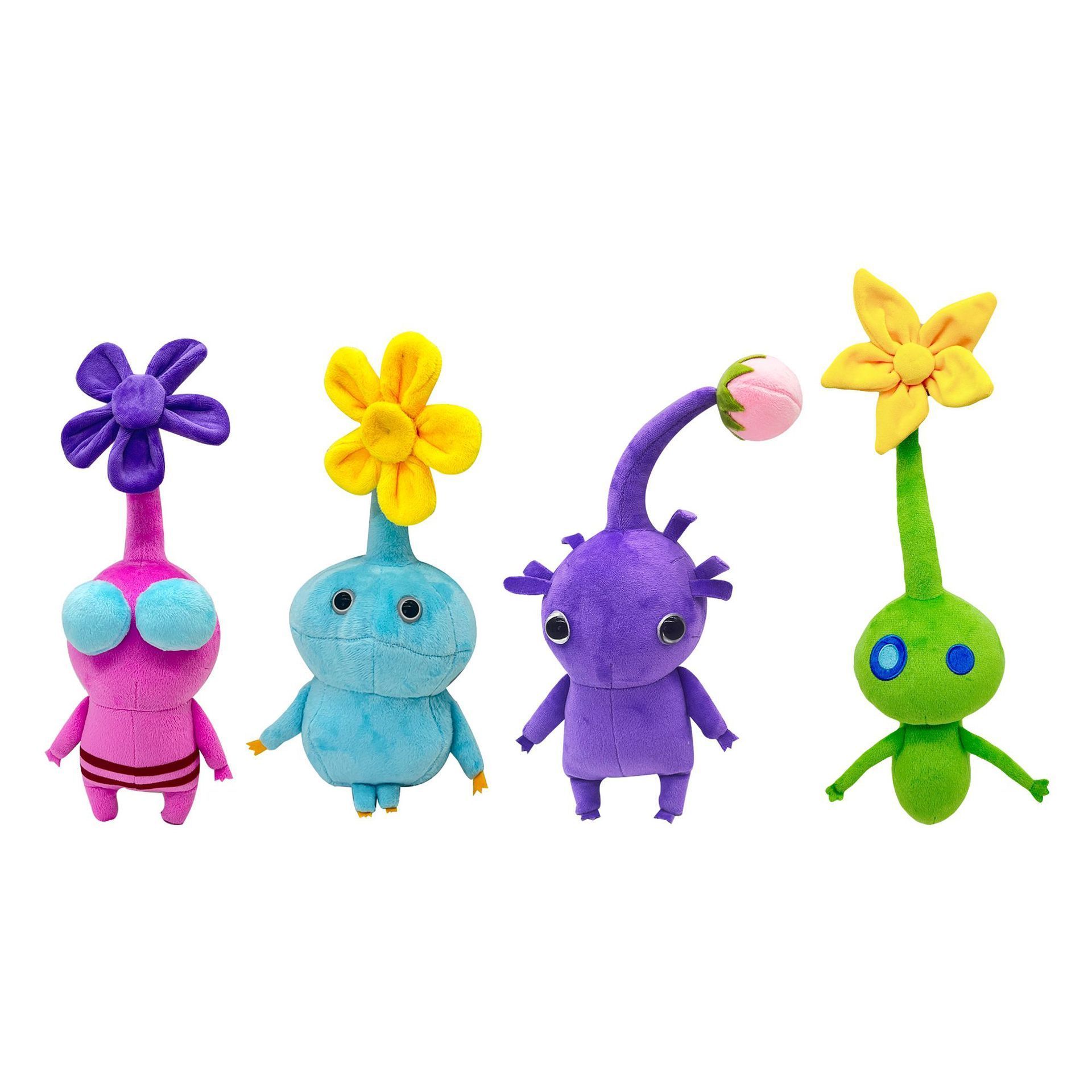 2023 New Purple Pikmin Plush Dolls Pikmins 4 Cute Cartoon Anime Figure Flower Game Fans Gifts Stuffed Animal Pikmins Plush Toys