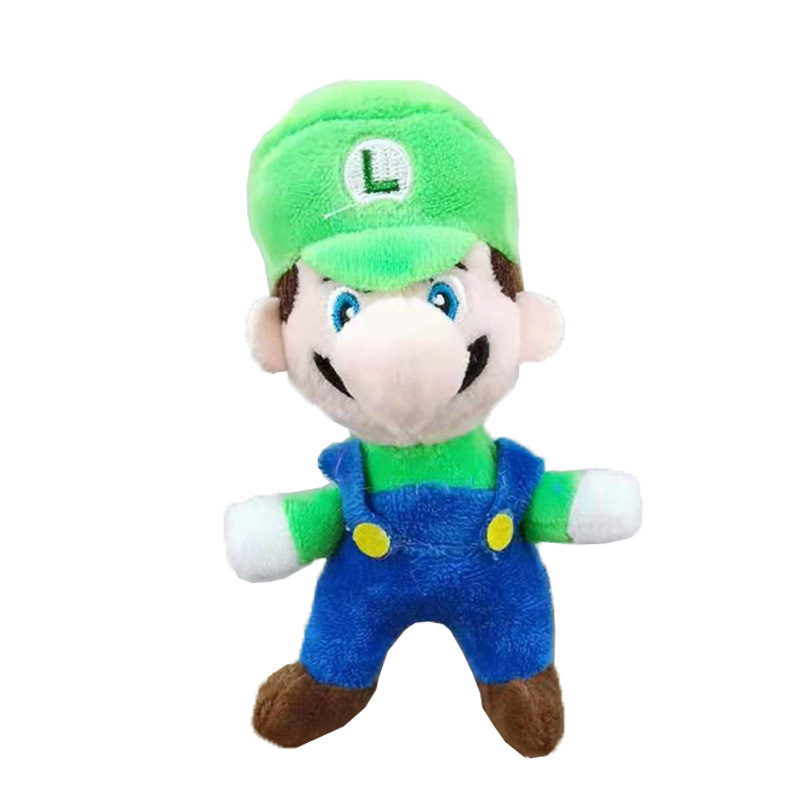 JM Wholesale Cartoon Super Mario Rubber Keyring Anime Super Mario Game Mario Bros plush toy Key chain