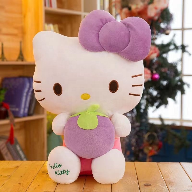 JM Popular Hello Cat Kitty Plush Toy With Soft And Huggable Material For Baby Toys