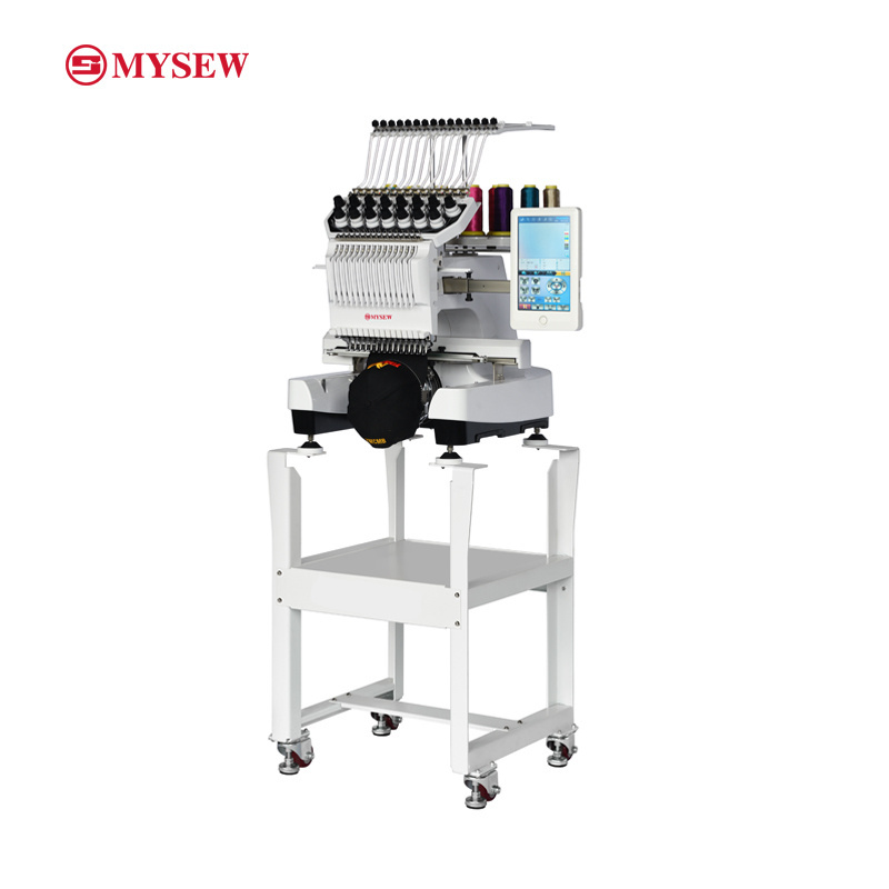 MYSEW MFS1500 High Speed Single Head IndustrialEmbroidery Machine Digital Computer Computerized Sewing Small Embroidery Machine