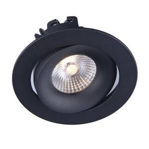 Led recess round square Ceiling Light Factory Adjustable Led Down Light  Dimmable Led Cob Downlights