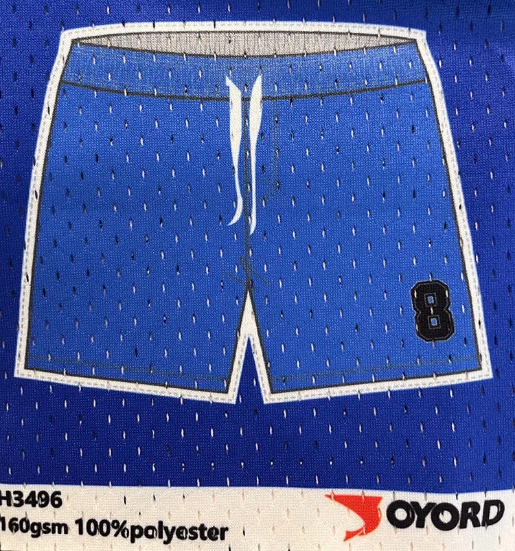 Double Layer Sublimation Plain Polyester Street Wear Sets 5 Inch Inseam Gym Blank Basketball Men Mesh Shorts