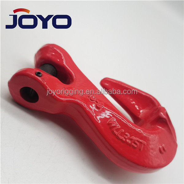 G80 High Quality Rigging Drop Forged Alloy steel Chain shortening Lifting Clevis Grab hook with wing