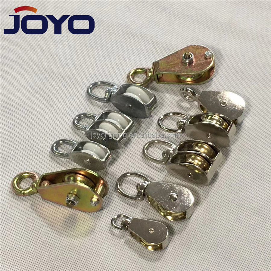 High Quality rigging  block ss304 or ss316 Swivel eye type single sheave stainless steel pulley...