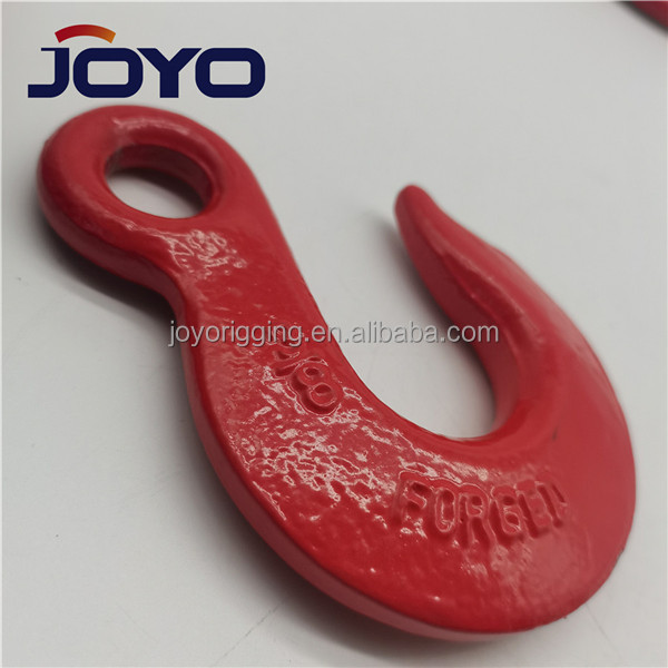 High quality rigging galvanized drop forged carbon steel or alloy steel  324 lifting eye slip hook