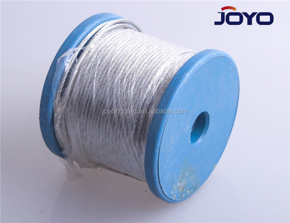 Galvanized wire cable 7X7 steel wire rope...