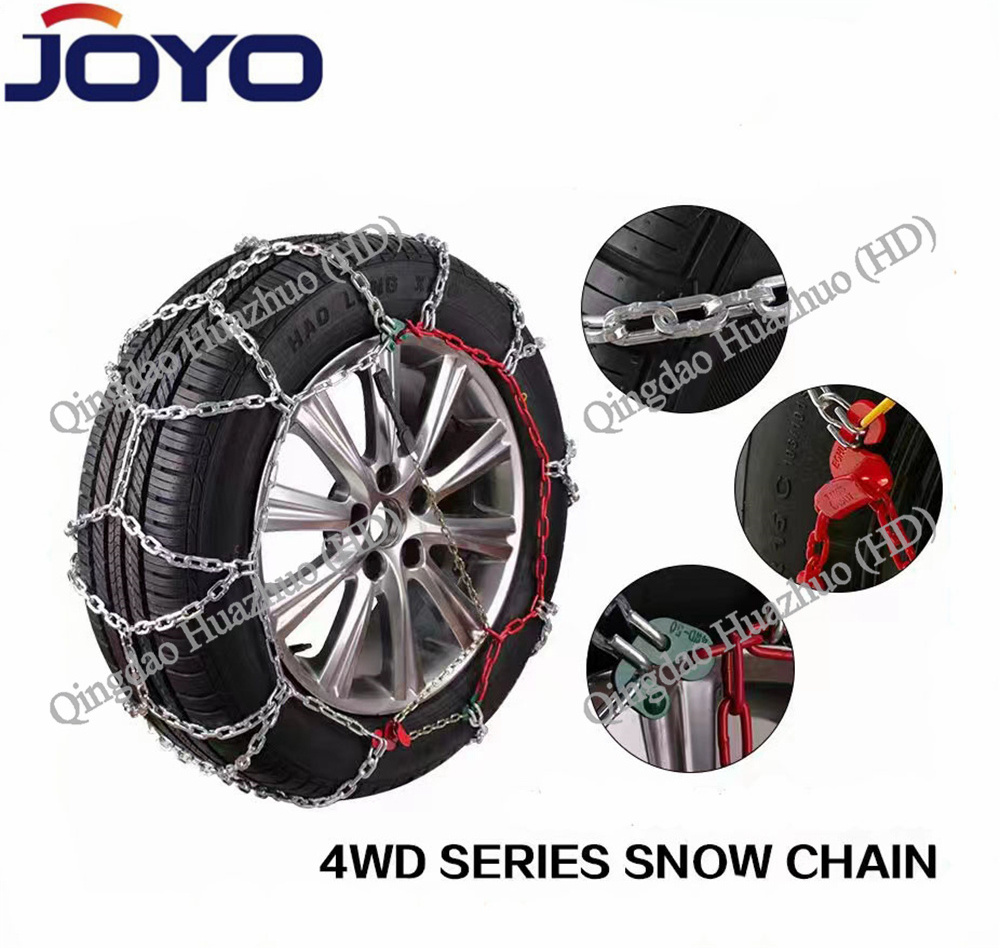 snow tire chains snow chains for tractor alloy steel 4WD snow chain...