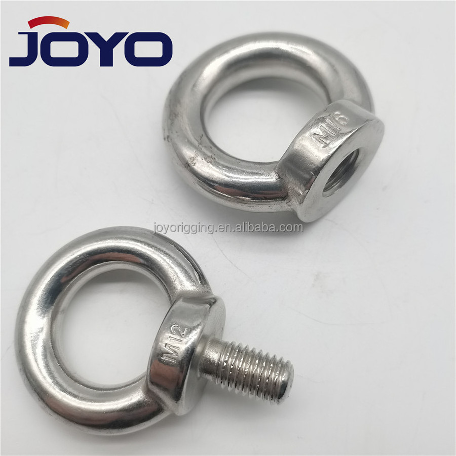 China manufacturer stainless steel 304 or stainless steel 316 stainless steel Din580 lifting Eye Bolt,ISO9001:2015 Certificate