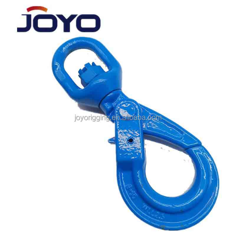 G80 G100  swivel Self locking safety  Lifting  hooks european type,CE certification,ISO9001:2015...