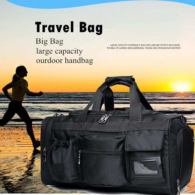 High Quality Waterproof Weekender Travel Duffel Bag Sport Bag Shoes Pockets Travel Sport Gym Bag for Men