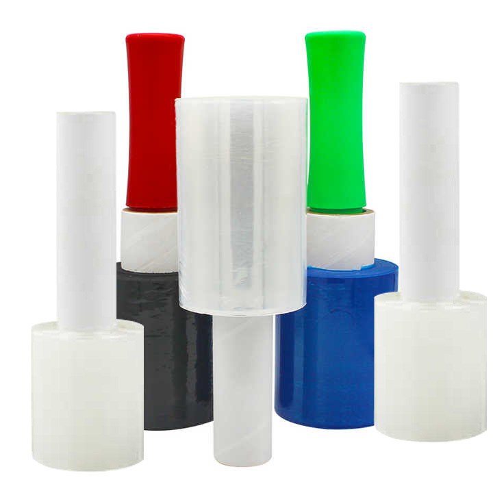 Freely provide Sample pe Wrapping Pallet Stretch Film Packaging Shrink Film Wrap Roll Hand Clear Plastic Film Transparent Soft