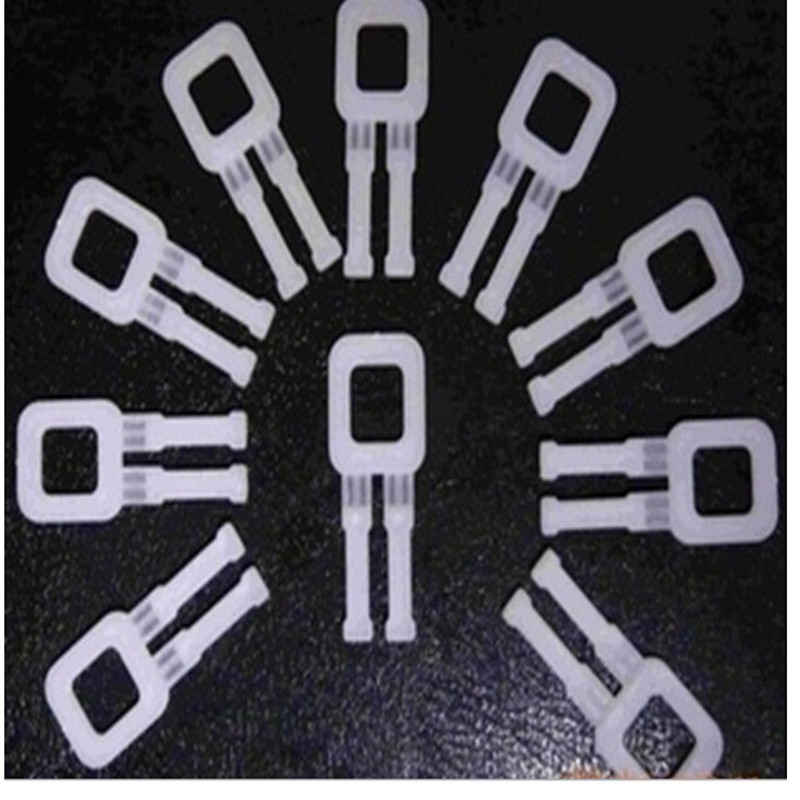 15 mm transparent white Plastic Buckles For PP Strapping band bundling plastic clips for PP belt PP tape