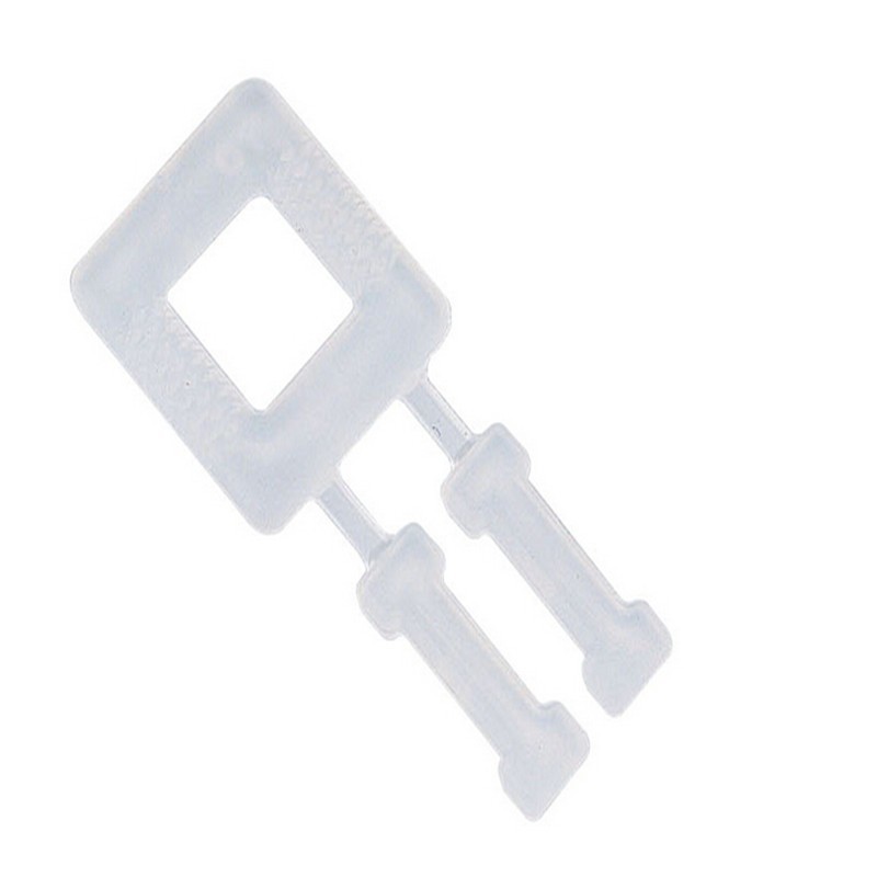 15 mm transparent white Plastic Buckles For PP Strapping band bundling plastic clips for PP belt PP tape