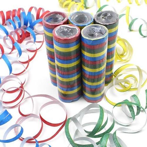 Customized colorful printing Paper Streamer Serpentines