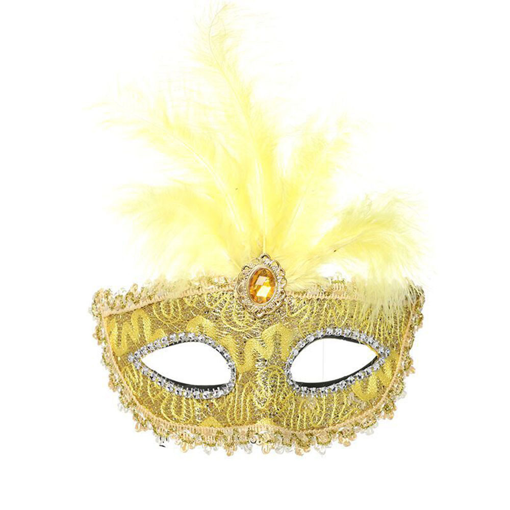 10pcs per pack Feather Masks Carnival Masquerade for Costume Party Supplies Prom Mardi Gras Fancy Dress Party